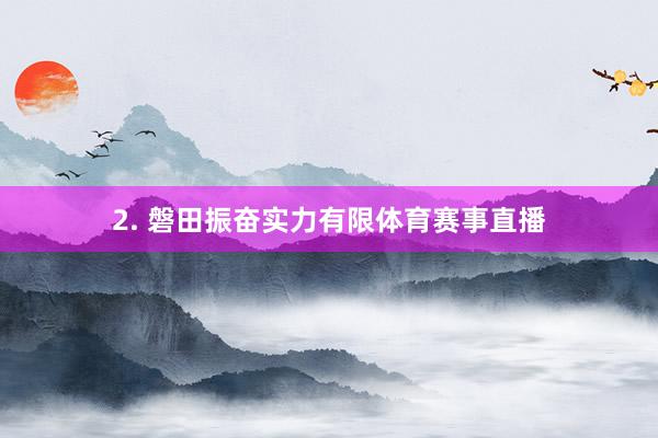 2. 磐田振奋实力有限体育赛事直播